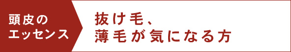 頭皮のエッセンス