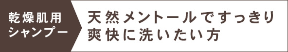 乾燥肌用シャンプー